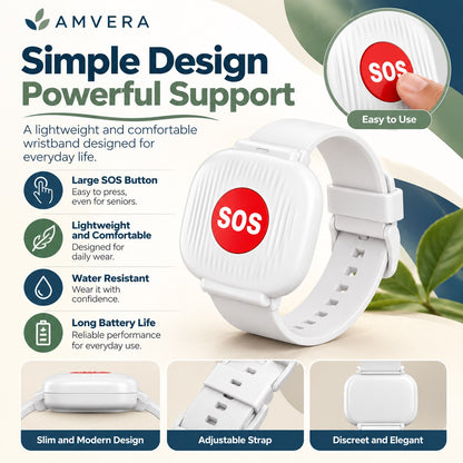 SOS Emergency Wristband for Seniors
